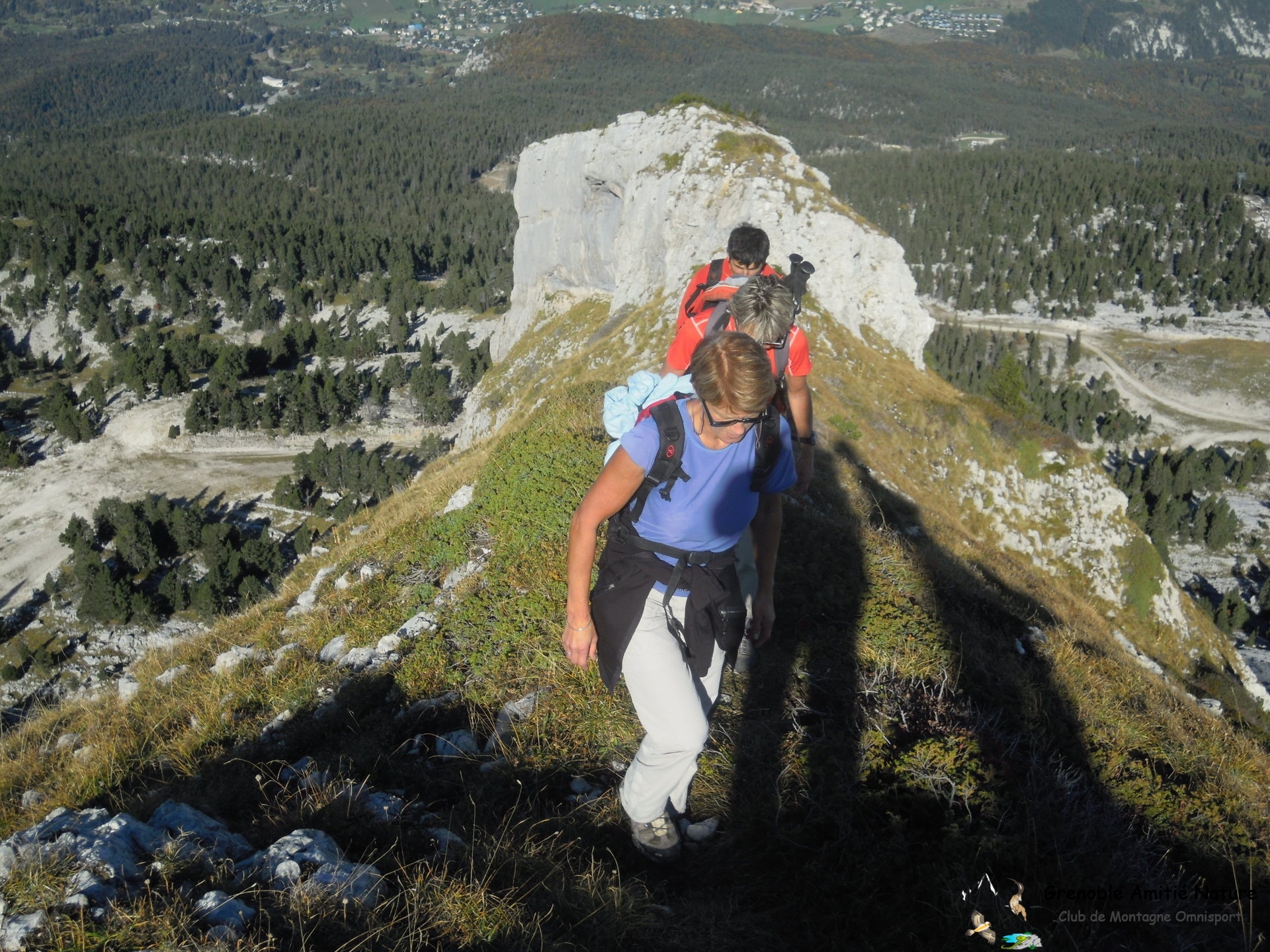 Travers&eacute;e de la Grande Moucherolle par l'ar&ecirc;te de la Fen&ecirc;tre &ndash; GAN &ndash; Club  Montagne Omnisport