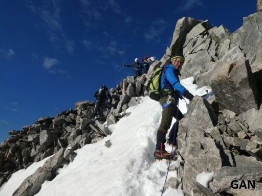 L’ascension par l’arête Sud