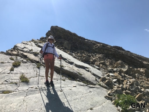 Sur l'arête du Mourre Froid