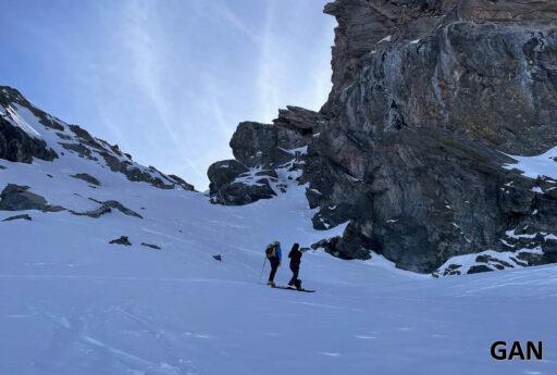 Dans le couloir de la Rocca Bianca