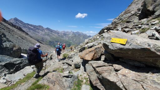 Le sentier qui mène au Col d'Etzely