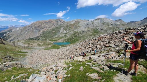 Descente sur le Lago Raty