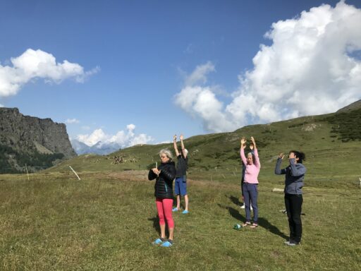 Séance de relaxation et étirements