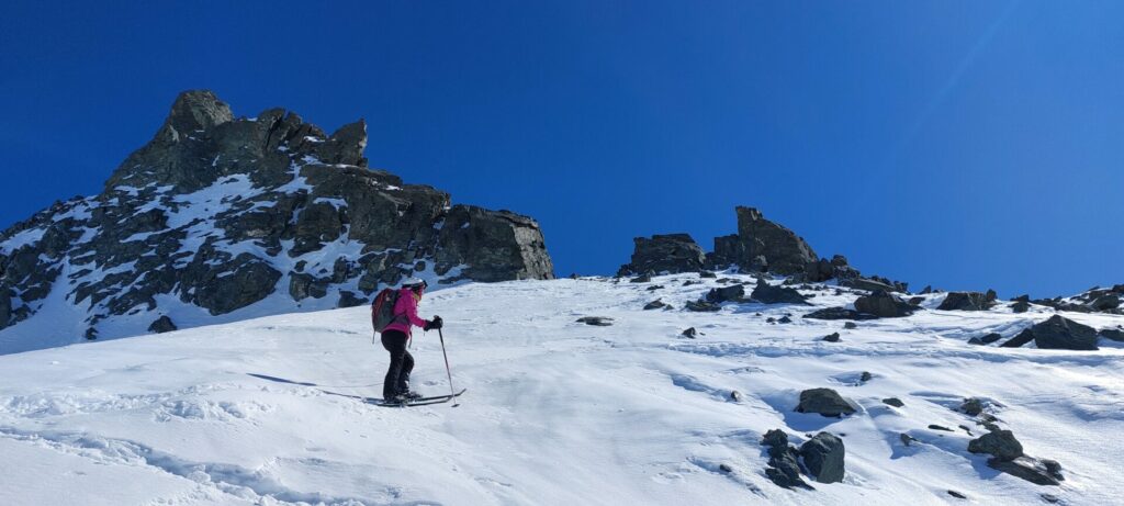 Arrivée au col de la Bessanèse